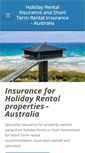 Mobile Screenshot of holidayrentalsinsurance.com